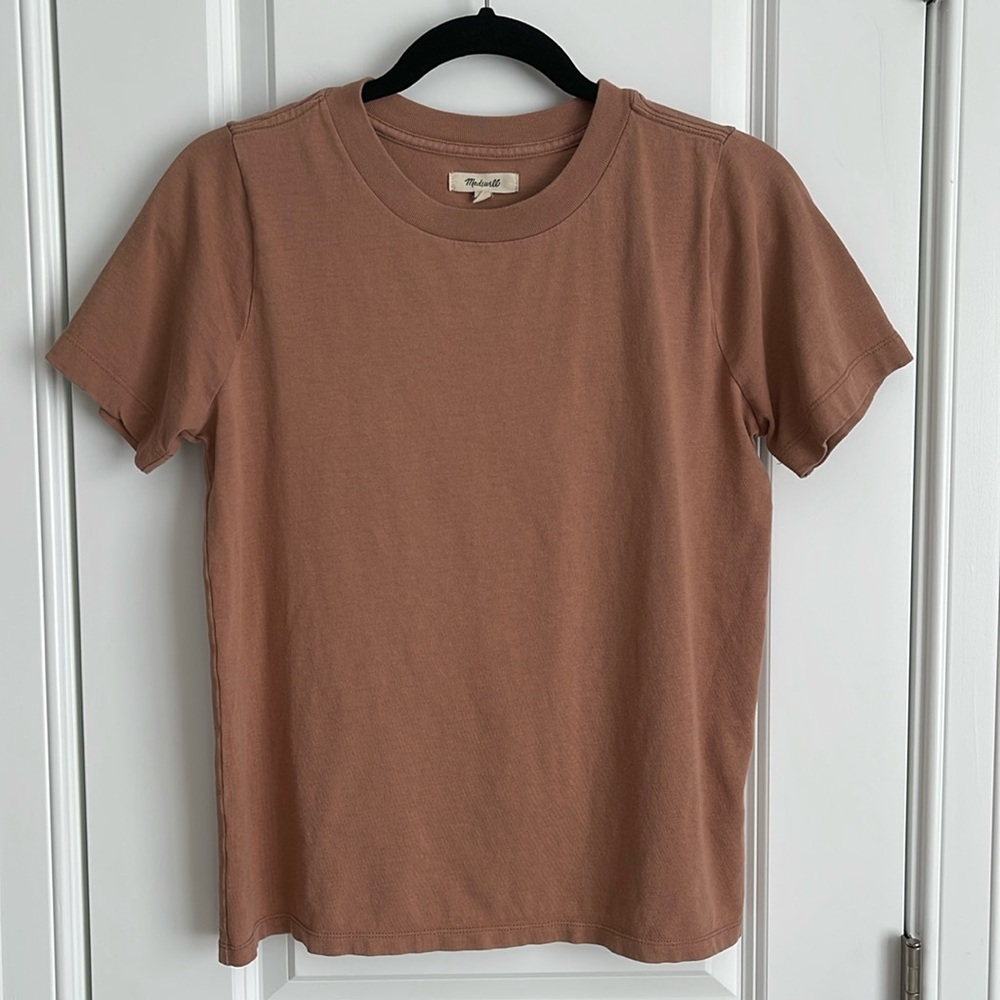 Madewell Short Sleeve Tee in Brown